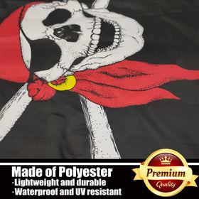 Ducuh polyester flag with UV resistance for durable outdoor use