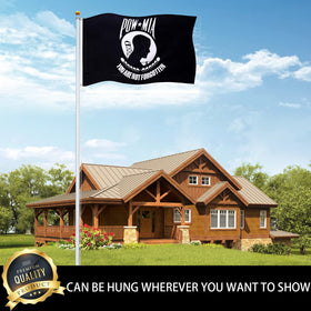 Ducuh Pow Mia Flag suits outdoor and indoor setups