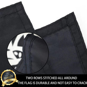 Ducuh Pow Mia Flag offers vivid colors on both sides