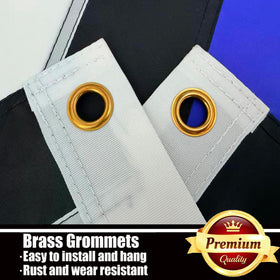 flag with two brass grommets for secure hanging by ducuh