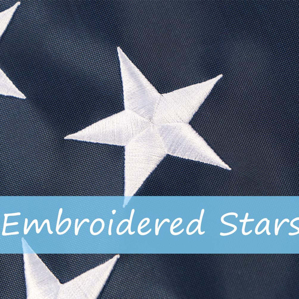 Duduta flag features brass grommets for easy mounting.