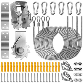 Duerer sun shade hardware kit wall mount bracket enables sturdy outdoor installation.