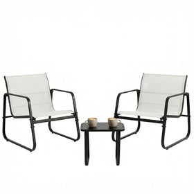 DUMOS 3-piece patio set with table for outdoor dining
