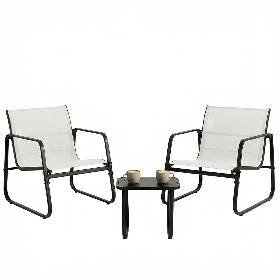 DUMOS 3-piece patio set with table for outdoor dining