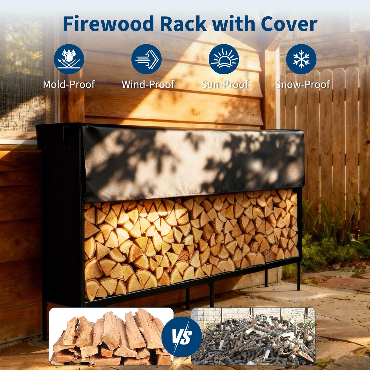 DUMOS cover with vents provides weatherproof protection.