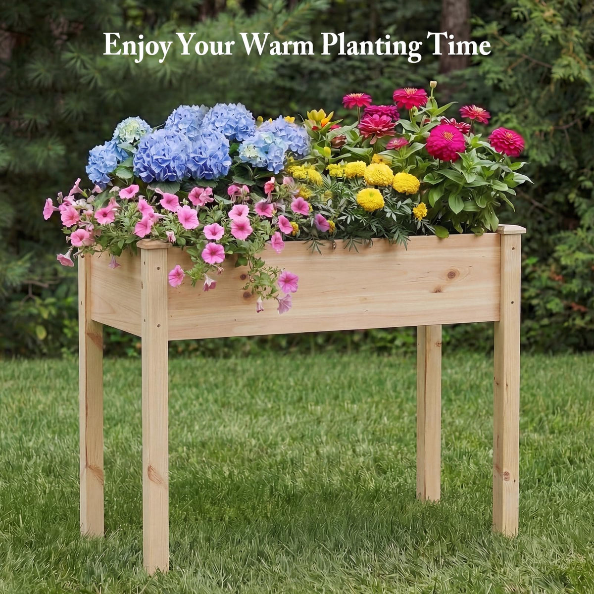 DUMOS versatile bed for herbs, vegetables, or flowers