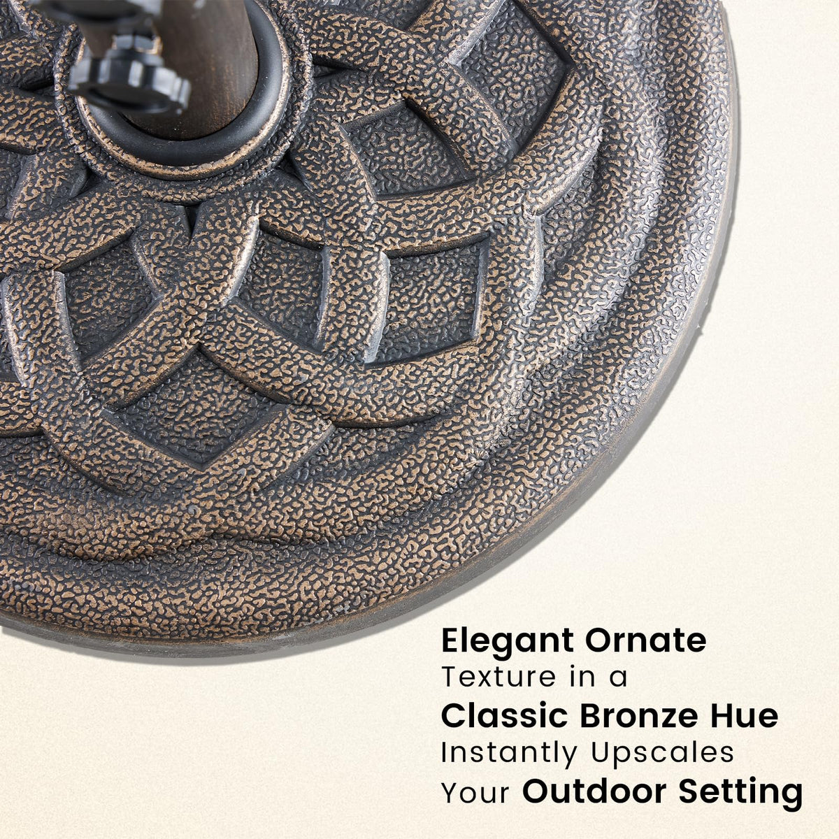 DUMOS resin-lime base weatherproof protects against cracking and fading.