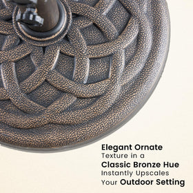 DUMOS resin-lime base weatherproof protects against cracking and fading.