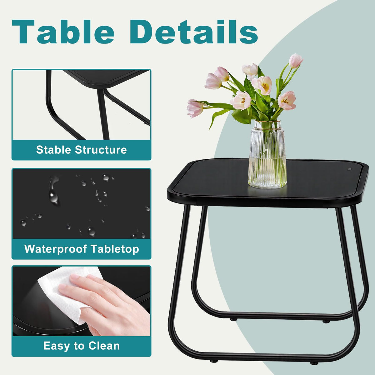 DUMOS breathable Textilene seating supports comfort in heat