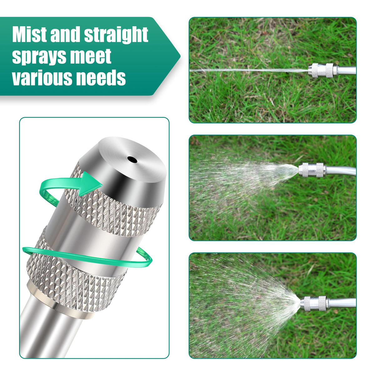 Dunkive brass barbs resist corrosion for long-lasting connections.
