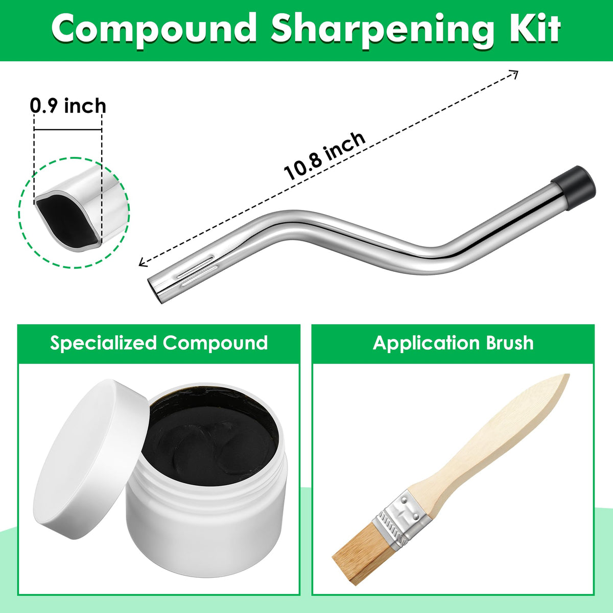 Dunkive sharpening compound jar for precise blade edge care