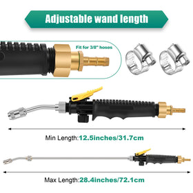Dunkive water connector with brass barb ensures a tight, leak-resistant seal.