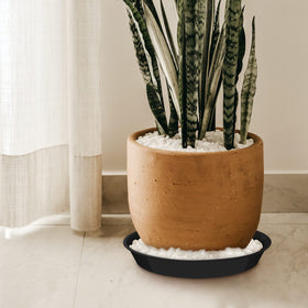 DUNPUTE 14-inch saucer suitable for indoor and outdoor use
