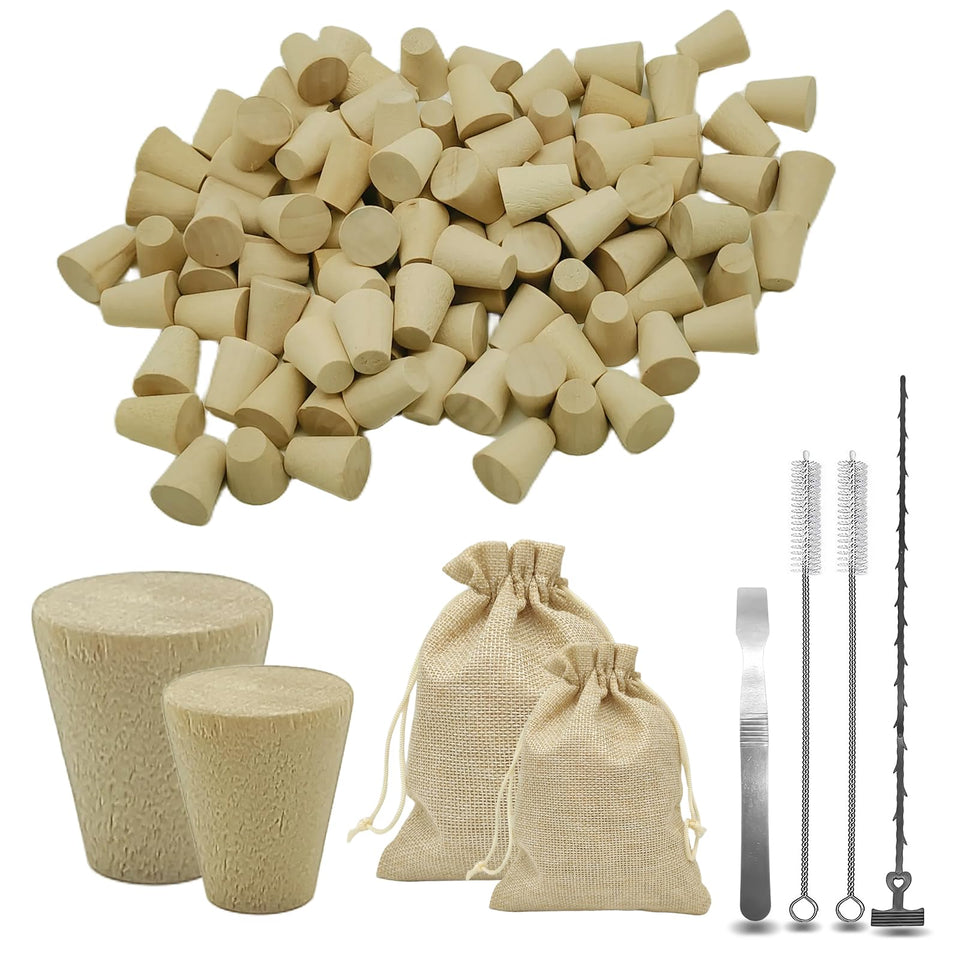Duomilee carpenter bee corks set shown as a full repair kit for holes