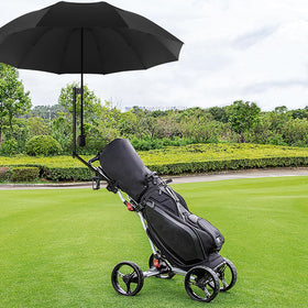 DUOUPA universal clamp fits up to 1.57 inches and secures umbrella