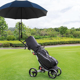 DUOUPA patio umbrella holder stabilizes shade on bleachers