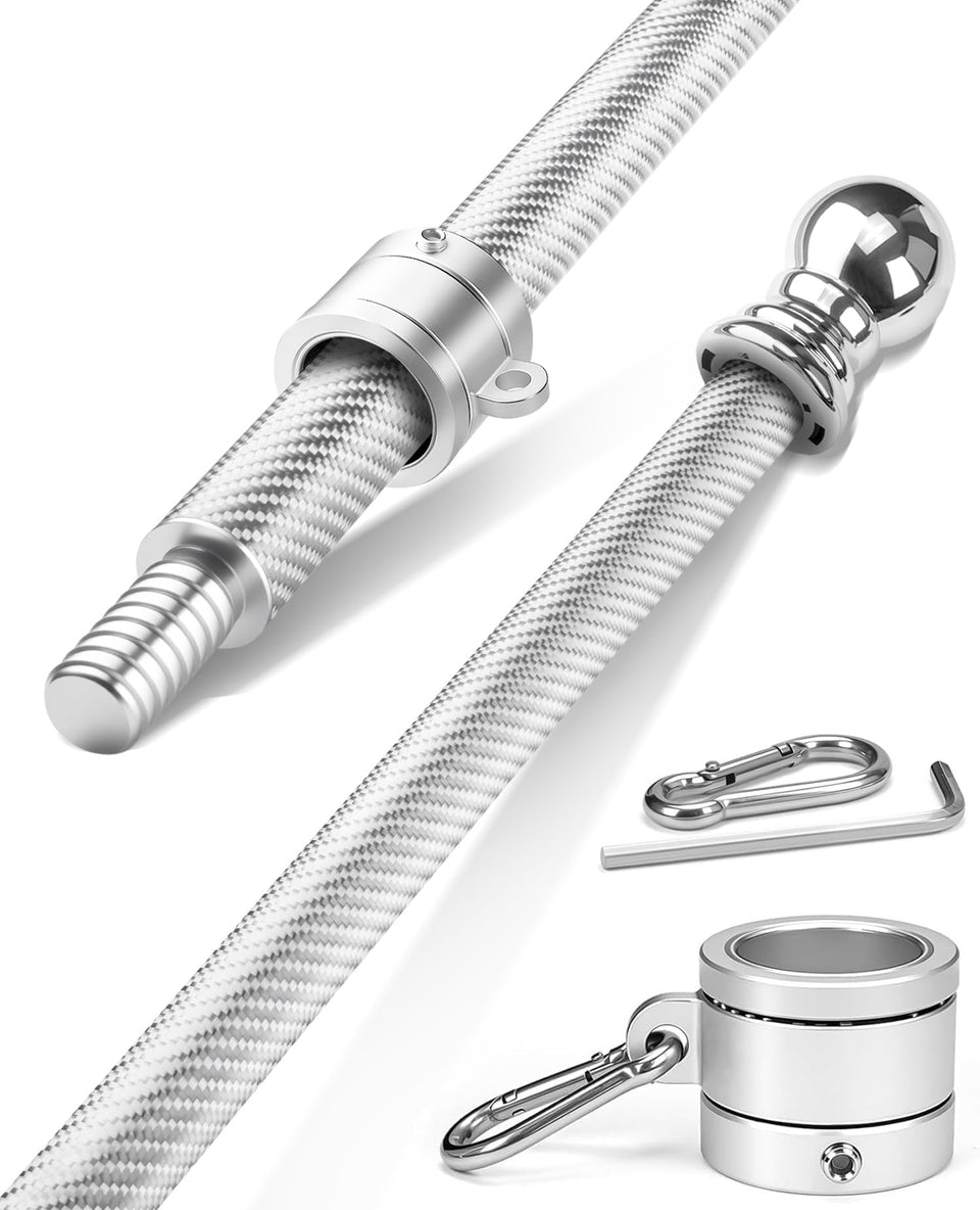 DUPKEV 6ft carbon fiber flag pole for outdoor installation, lightweight yet strong.