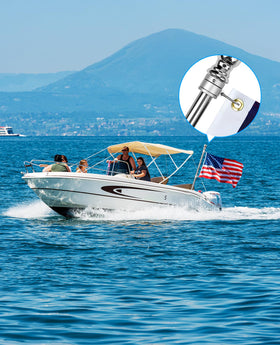 DUPKEV easy installation and maintenance for outdoor flags.