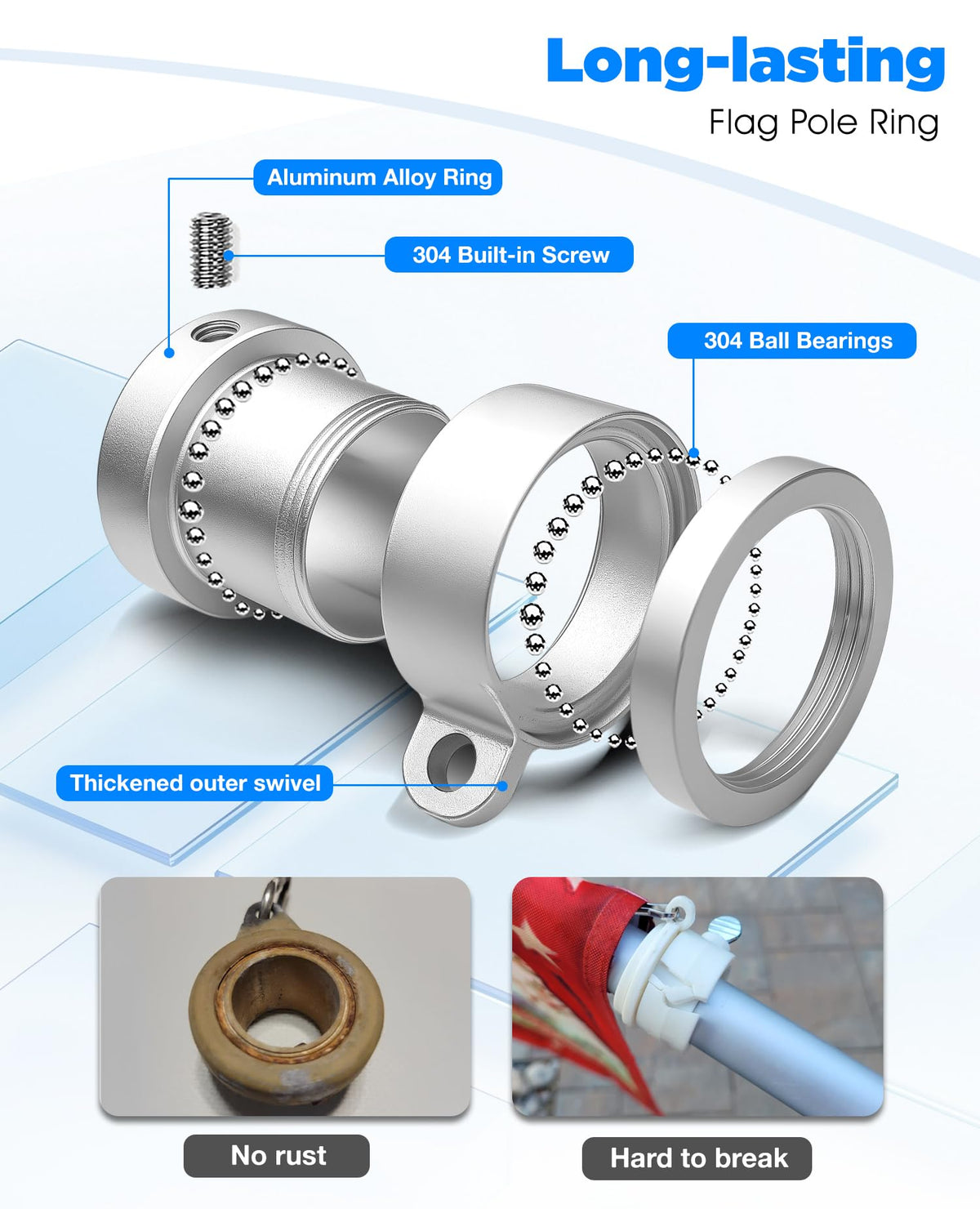 DUPKEV weatherproof hardware resists rust in harsh climates.