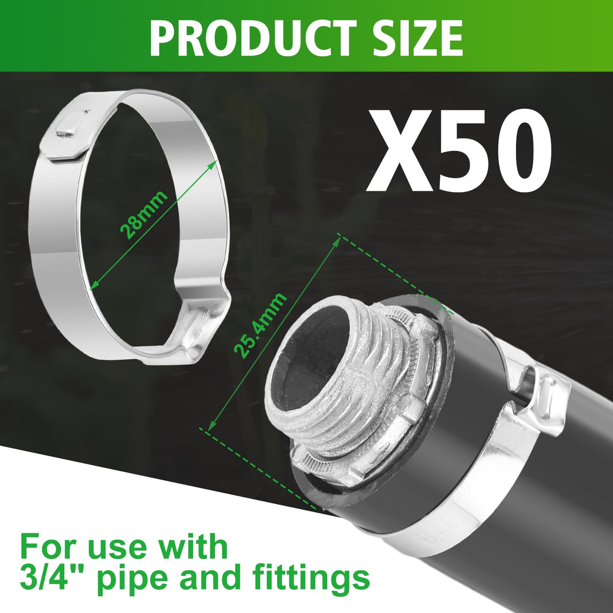 Duraaamo stainless steel clamp pack showing corrosion-resistant build
