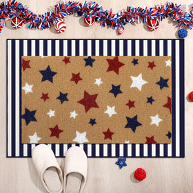 Duraaamo welcoming doormat promotes a festive entry for guests.