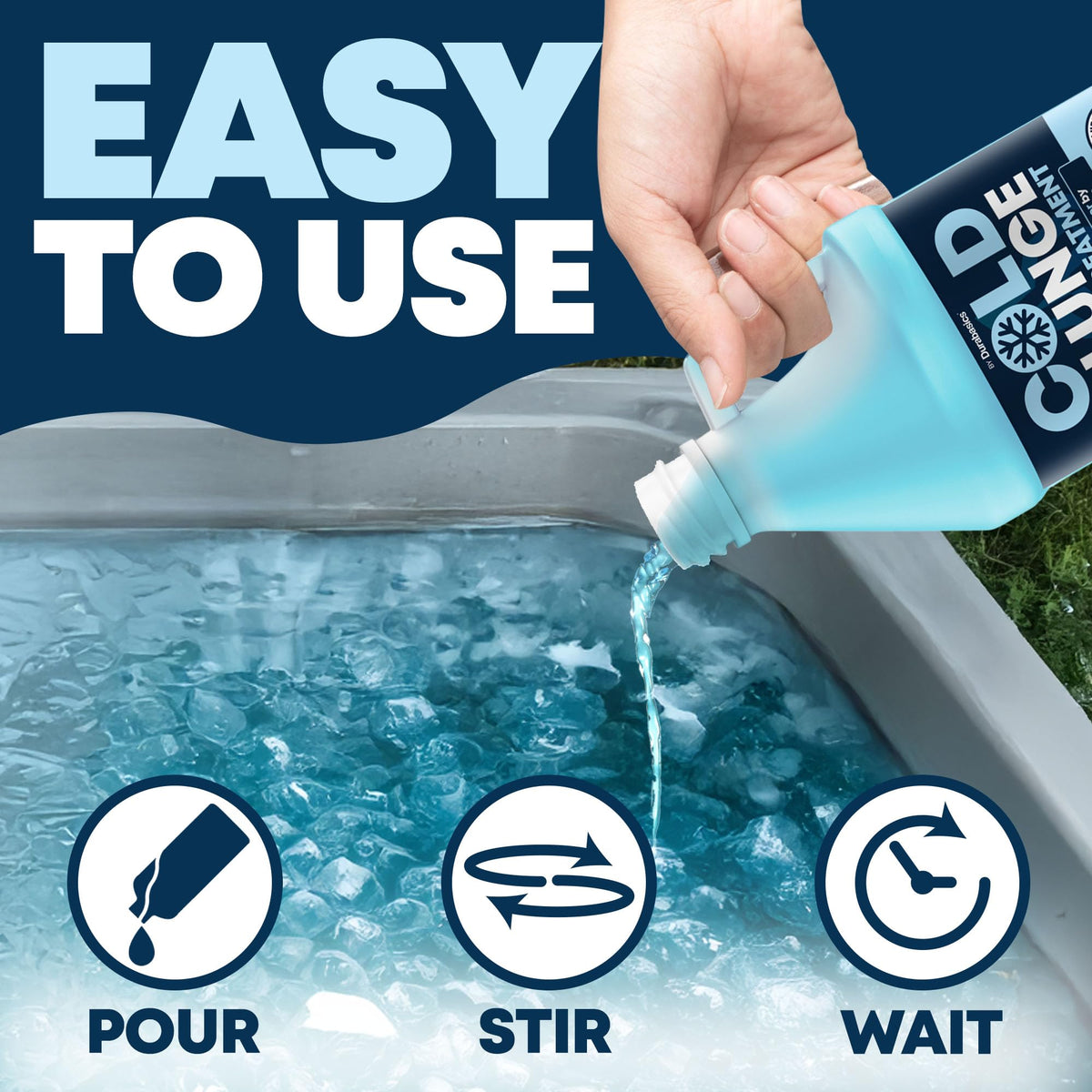 Durabasics compatible with acrylic, portable, inflatable, and pod cold plunge systems.