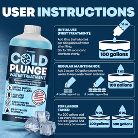 Durabasics residue reduction keeps your cold plunge tub looking fresh.