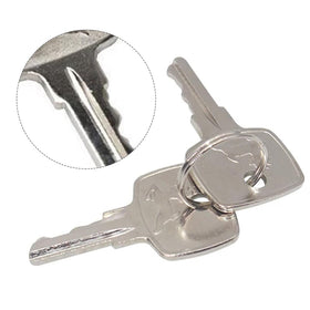 Durable-metal ignition key AR51481 designed to withstand rugged work.