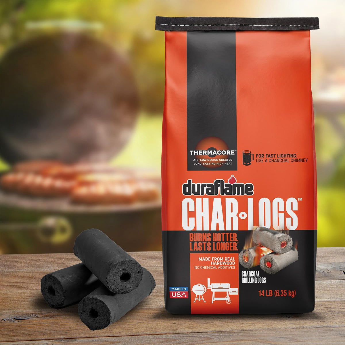 Duraflame Char-Logs made in the USA with premium materials