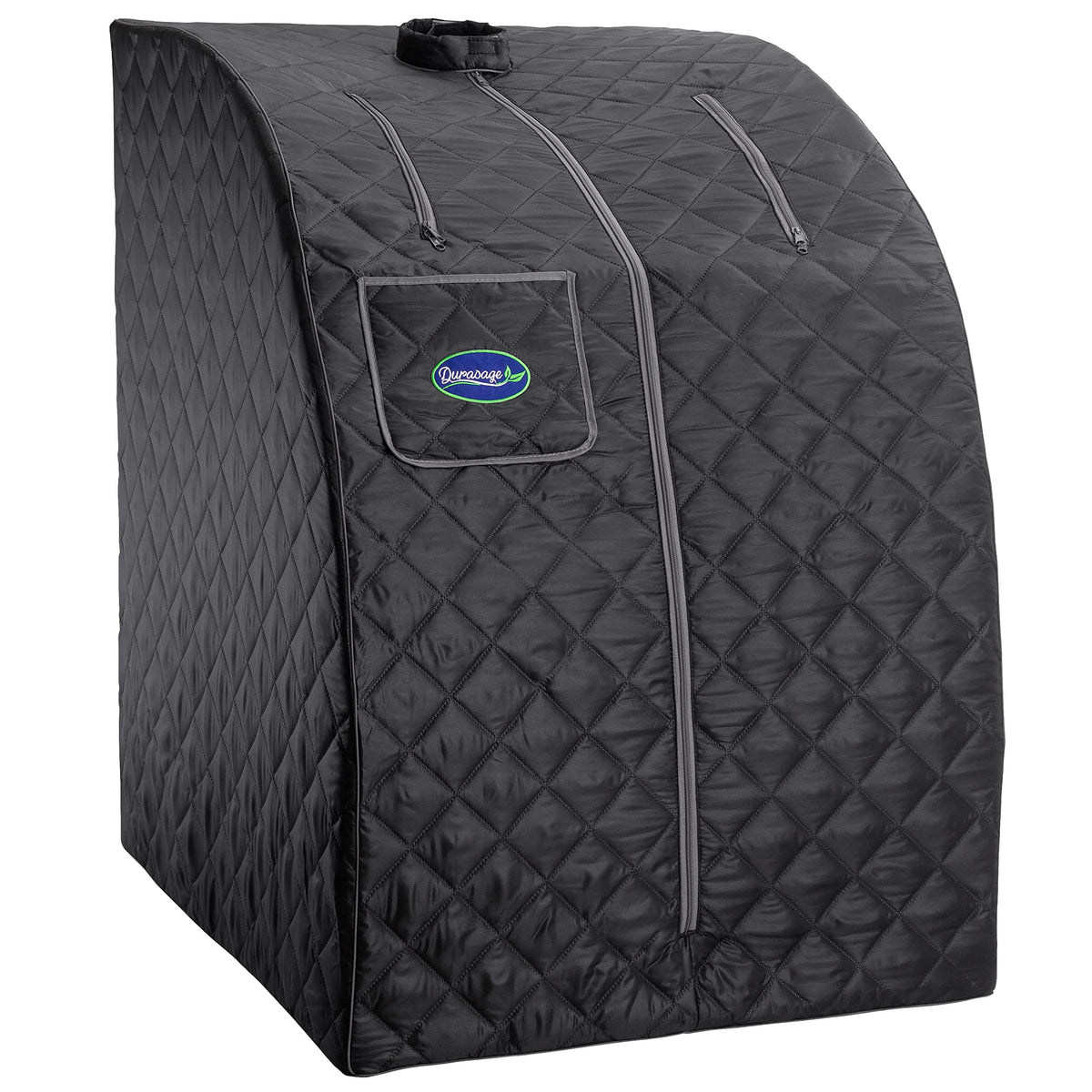 Durasage 800W steam generator close-up powering quick full-body heat.