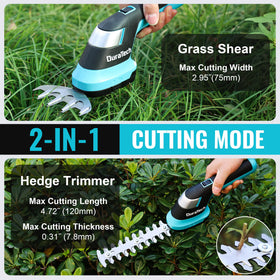 DURATECH 8-inch shrub blade ready for light pruning