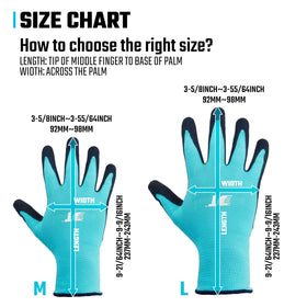 DURATECH DT6 machine washable gloves for easy reuse after gardening.