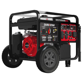 DuroStar DS13000MX front view emphasizing the rugged metal frame for reliable backup.