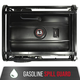 Propane and gasoline setup illustrates flexible fueling for emergencies.