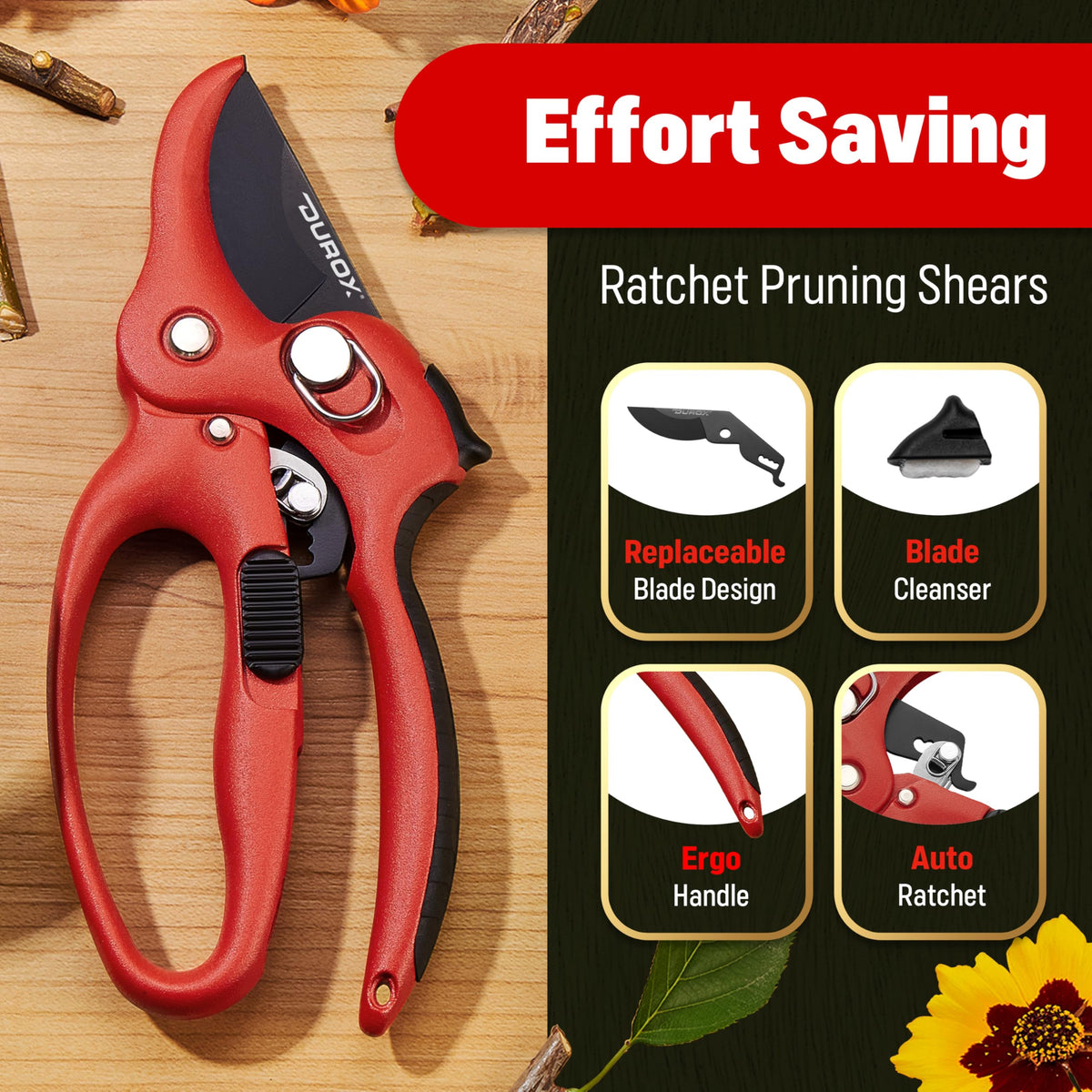 DuroX DGR-01 replaceable blade with pull ring for easy maintenance.