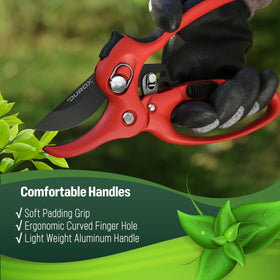 DuroX DGR-01 safety lock and non-slip grips enhance control.