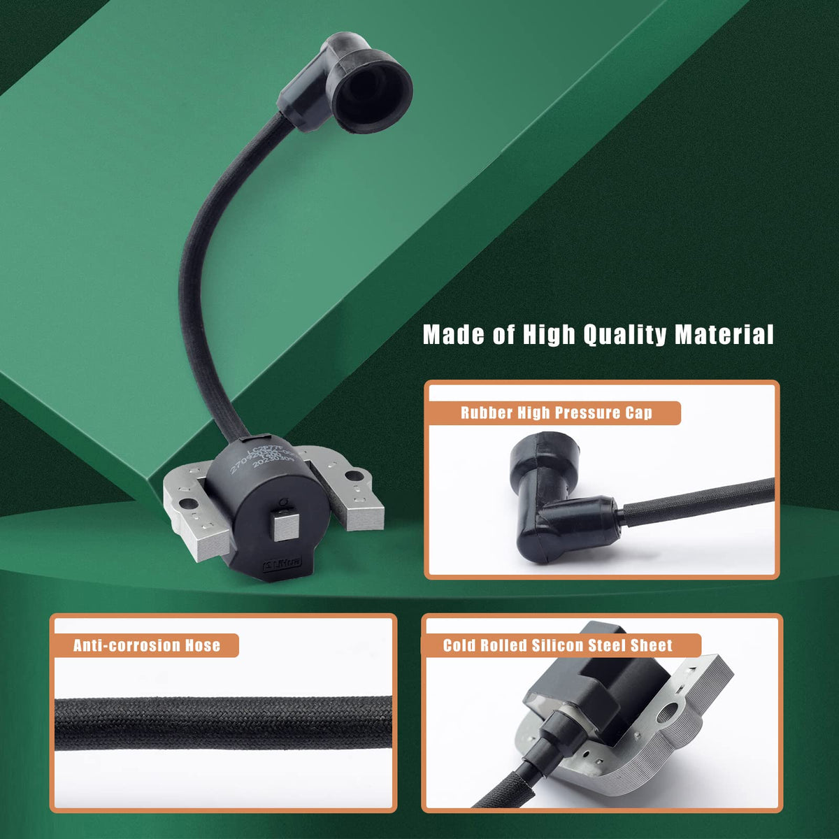 Dusdel durable materials image emphasizes vibration resistance and long service life.