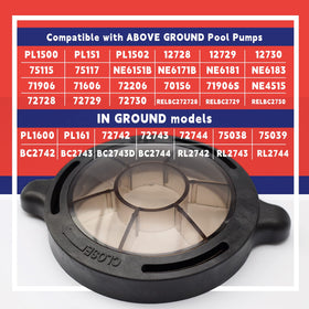 Dusledel pool pump lid durable material for weather resistance and longevity
