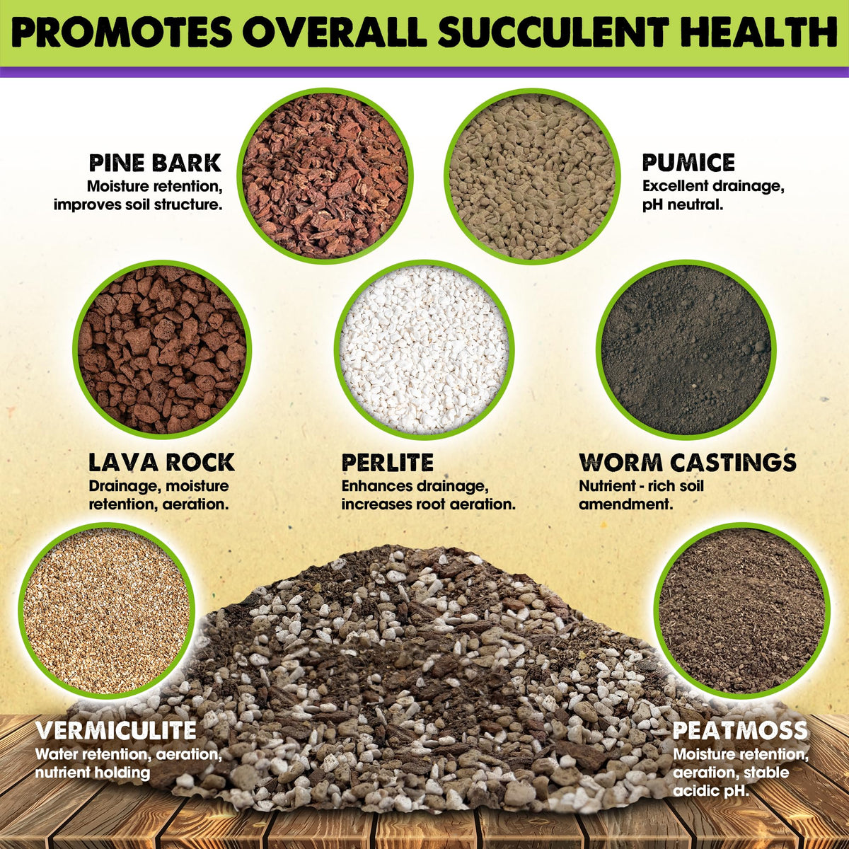 Duspro 7-in-1 blend with drainage and nutrient balance