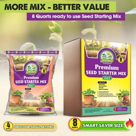 Duspro Seed Starter Mix features a consistent texture across batches for reliability.