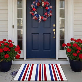 Duraaamo farmhouse decor mat complements country interiors and welcomes guests