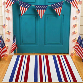Duraaamo front porch layering rug pairs with other mats for versatile styling