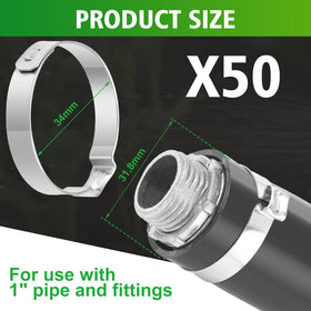 Duraaamo stainless steel hose clip demonstrates corrosion resistance for outdoor irrigation