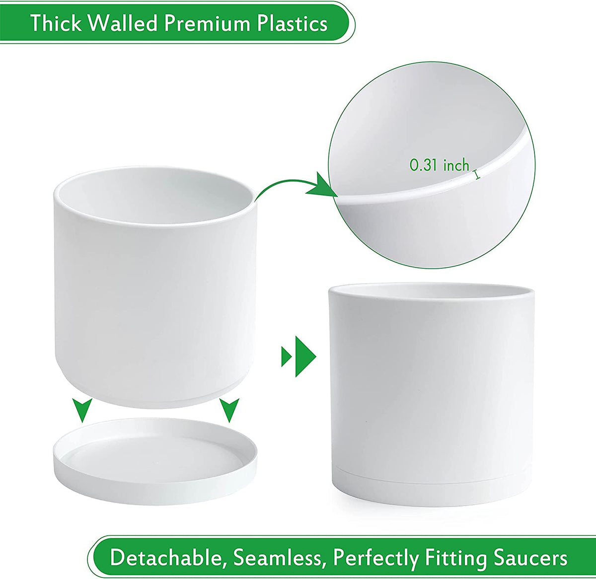 D'vine Dev bottom drainage holes promote airflow and prevent pooling.