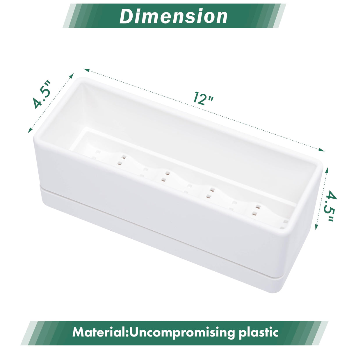D'vine Dev planter with detachable saucer protects surfaces from spills.