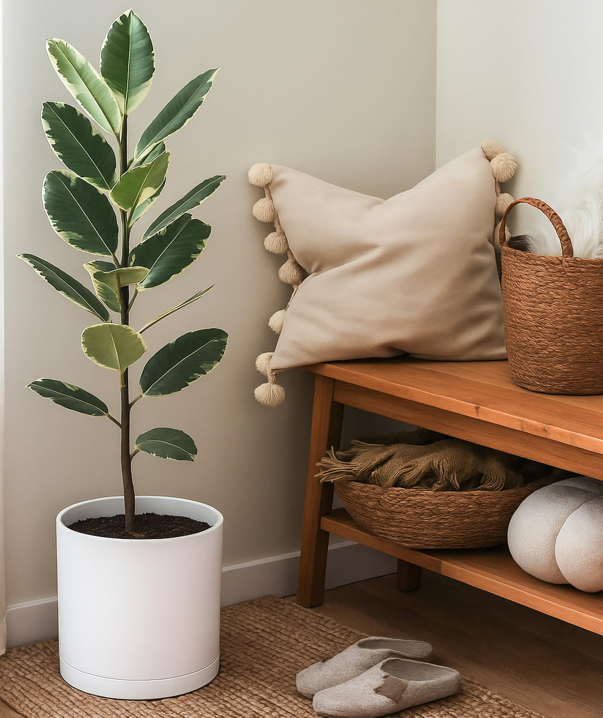 D'vine Dev durable plastic planter 10in designed for long-lasting use.