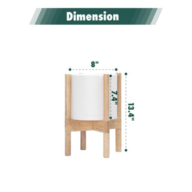 Matte white D'vine Dev pot offers durable, lightweight design.