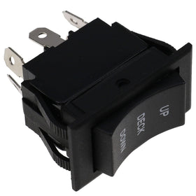 DVPARTS deck lift rocker switch side view, easy replacement compatibility.