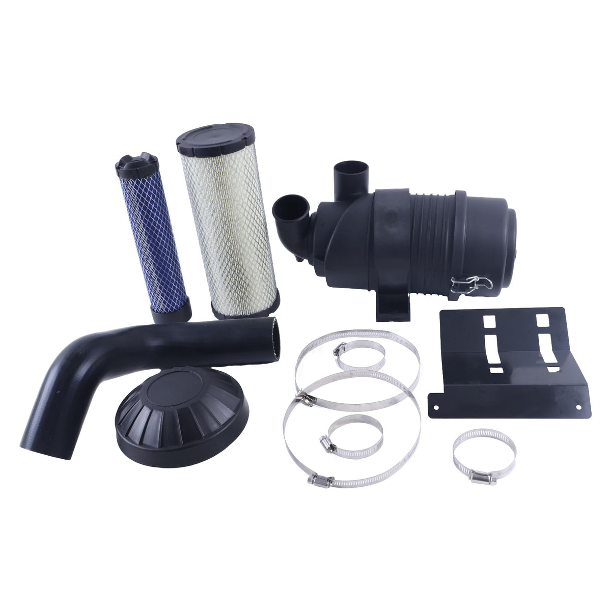 DVPARTS heavy-duty air filter kit outer filter protects the engine from debris in harsh environments.