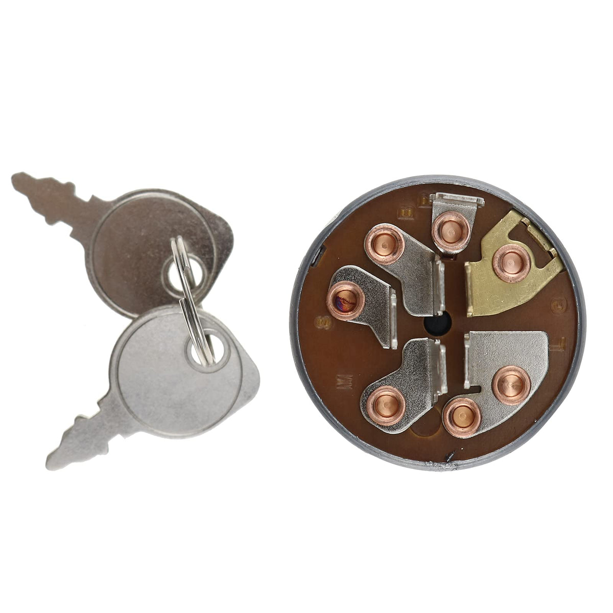 DVPARTS brand label on ignition switch for quality replacement